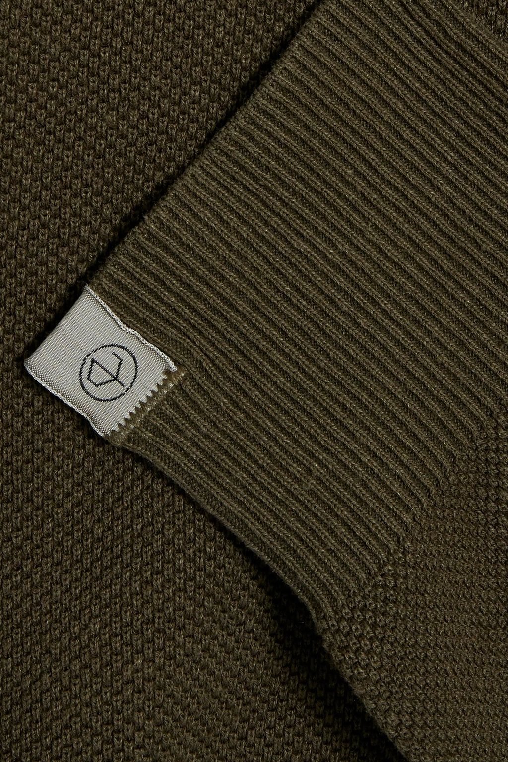 RAG & BONE Cotton and hemp-blend piqué sweater