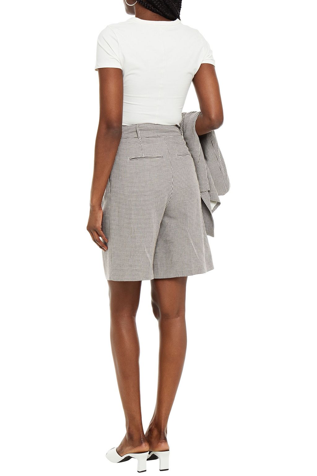 REMAIN BIRGER CHRISTENSEN Checked woven shorts