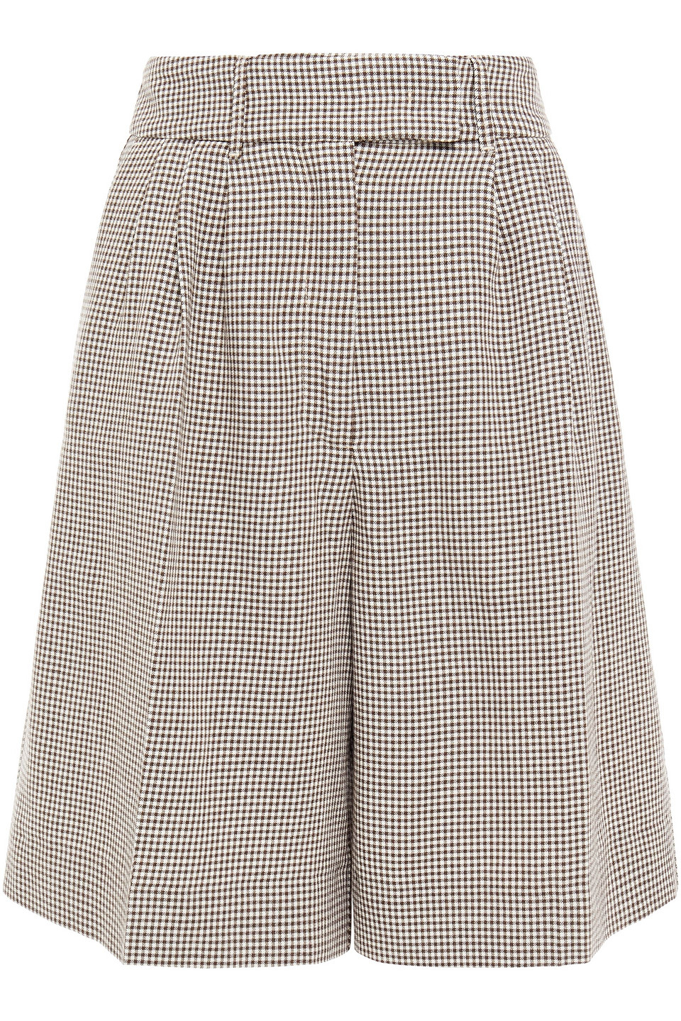 Remain Birger Christensen Woman Checked Woven Shorts White Size 38