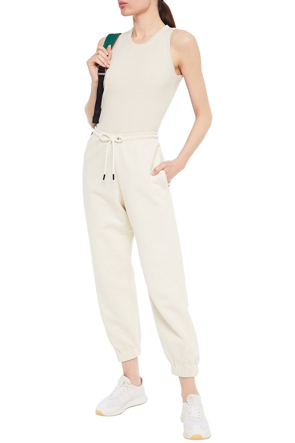 REEBOK X VICTORIA BECKHAM French cotton-terry track pants