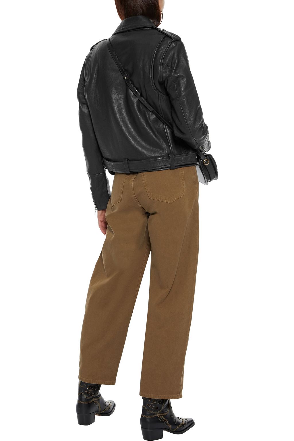 J BRAND Maysen leather biker jacket