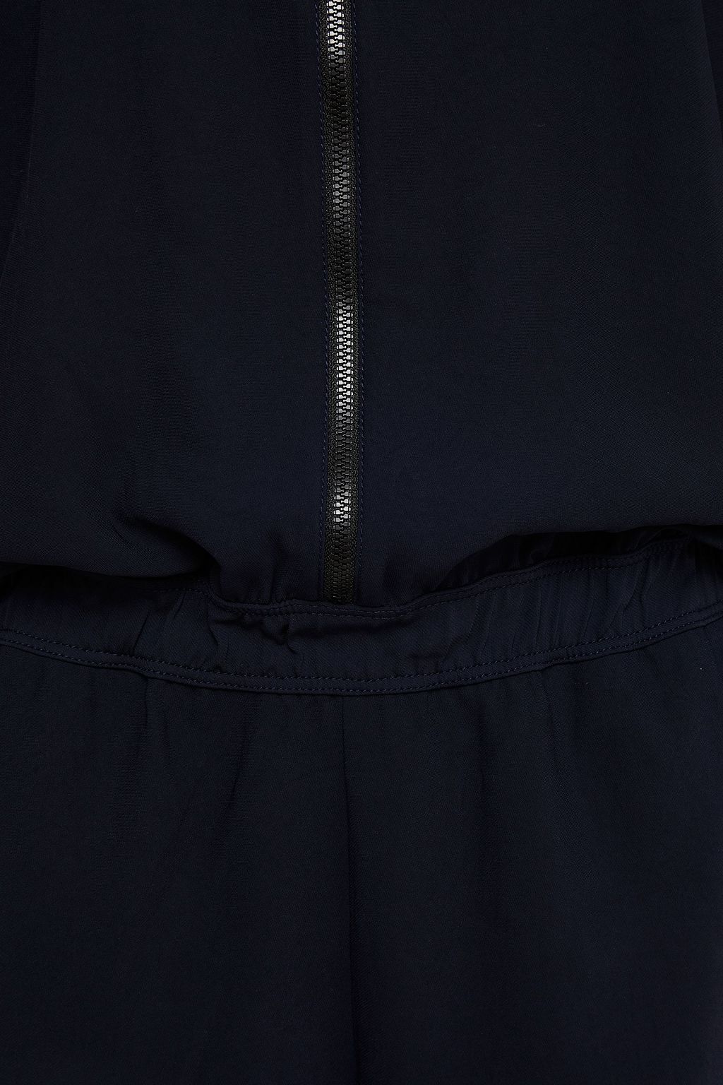 Y/OSEMITE Two-tone crepe playsuit