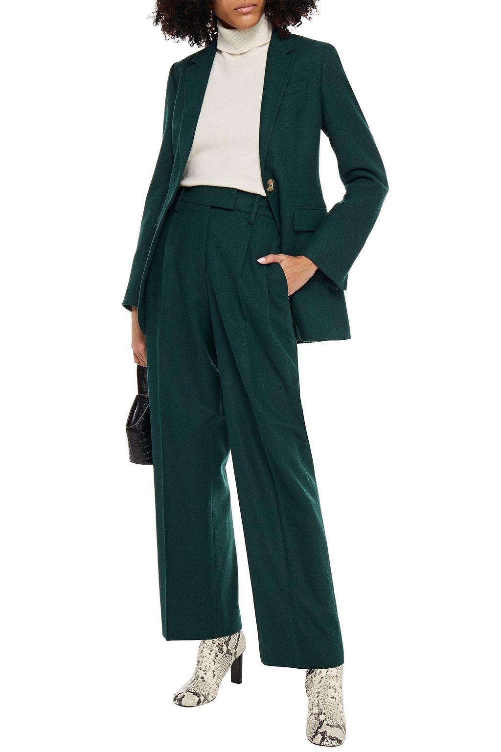REMAIN BIRGER CHRISTENSEN Camino wool-blend wide-leg pants