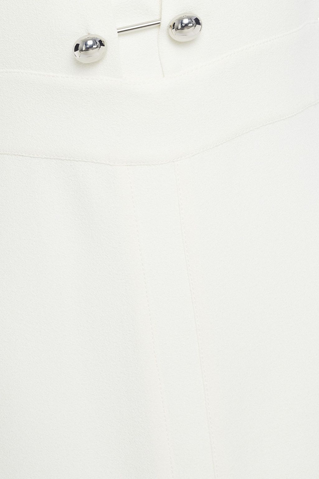 PROENZA SCHOULER Barbell-embellished crepe midi dress