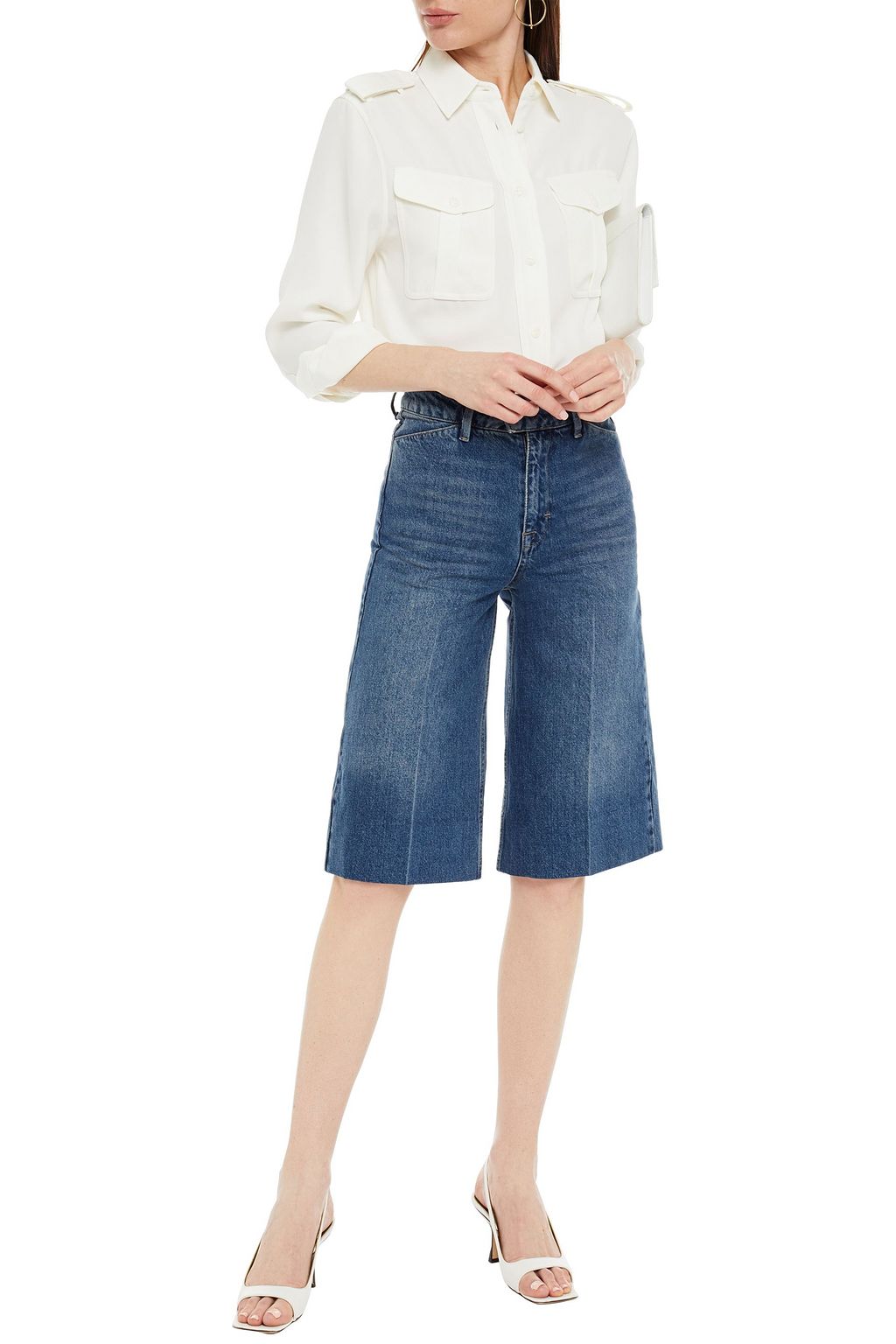 REMAIN BIRGER CHRISTENSEN Denim culottes
