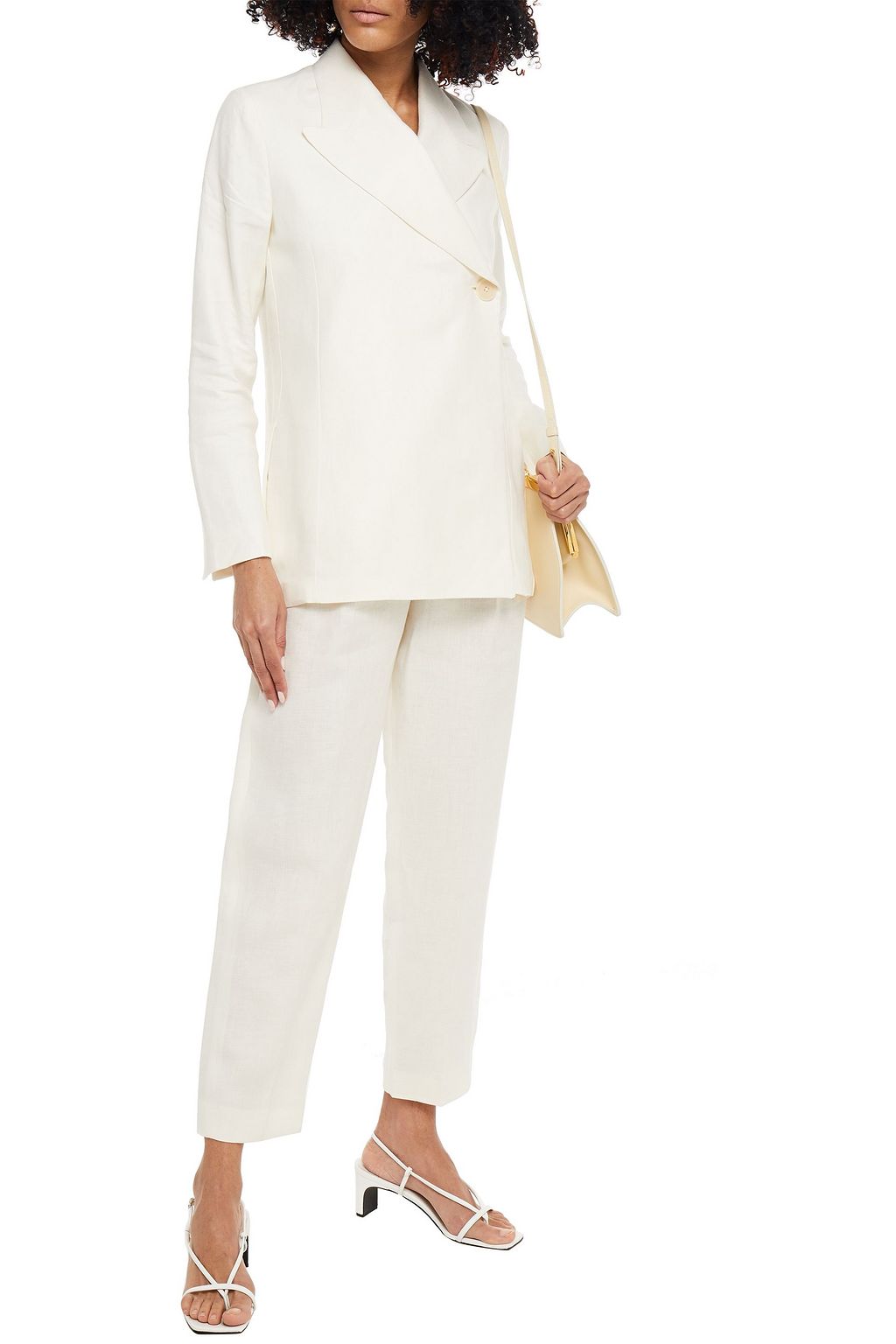REMAIN BIRGER CHRISTENSEN Linen tapered pants