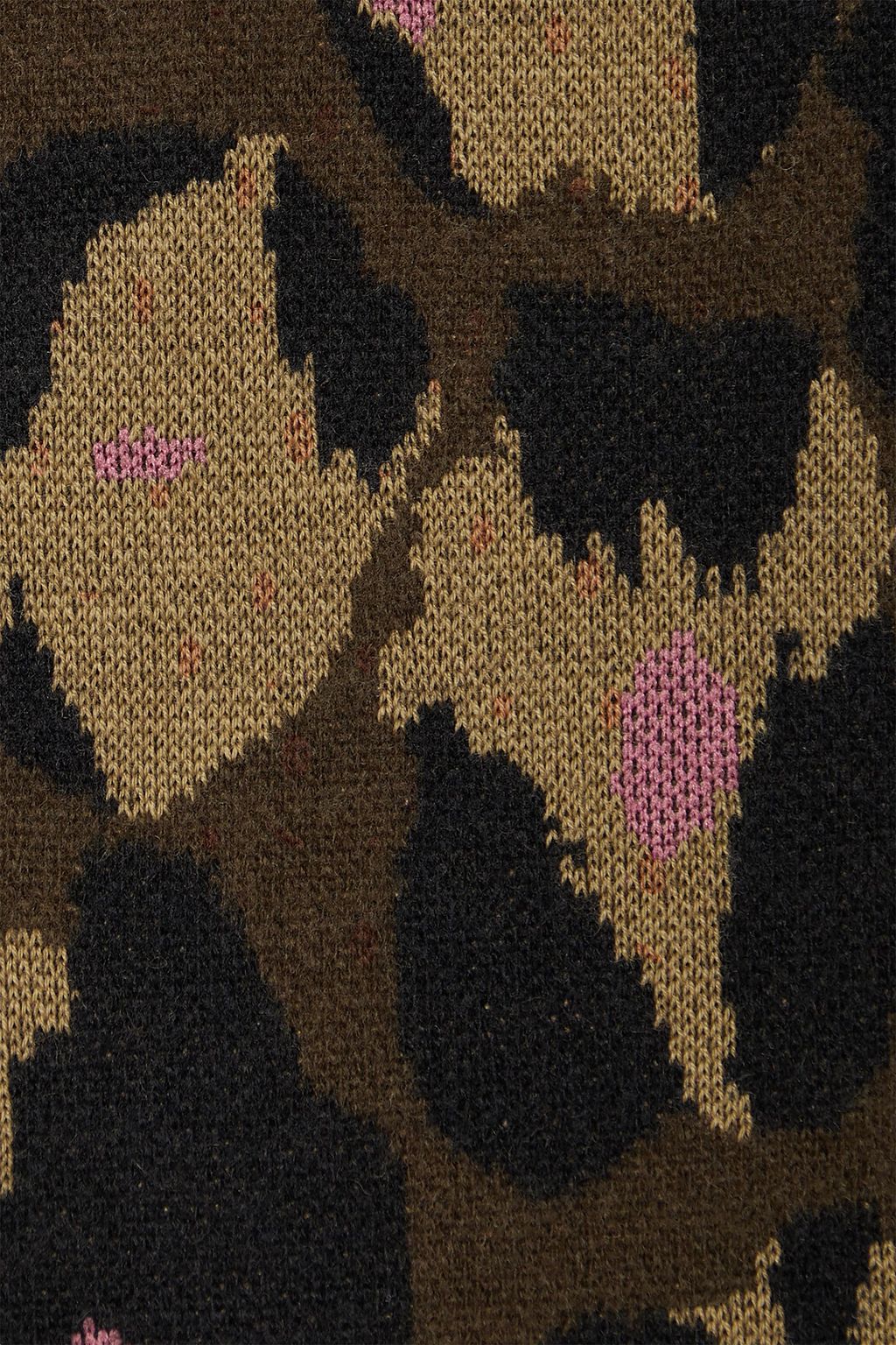 DIANE VON FURSTENBERG Lorna Minirock aus Jacquard-Strick aus einer Wollmischung