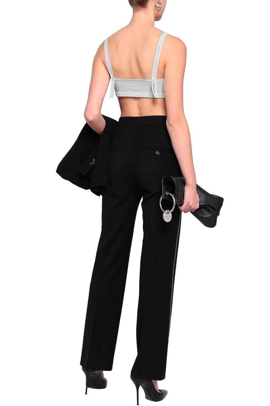 HELMUT LANG Double Strap stretch-jersey soft-cup bra