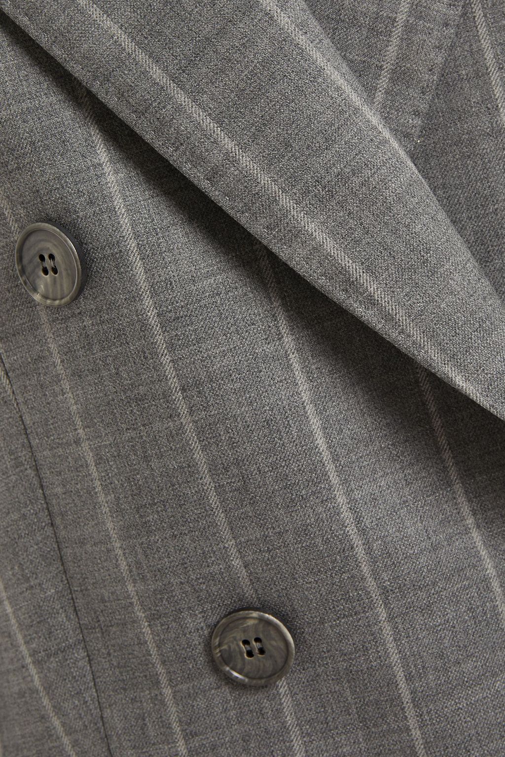 MAX MARA Omero double-breasted pinstriped wool-blend blazer
