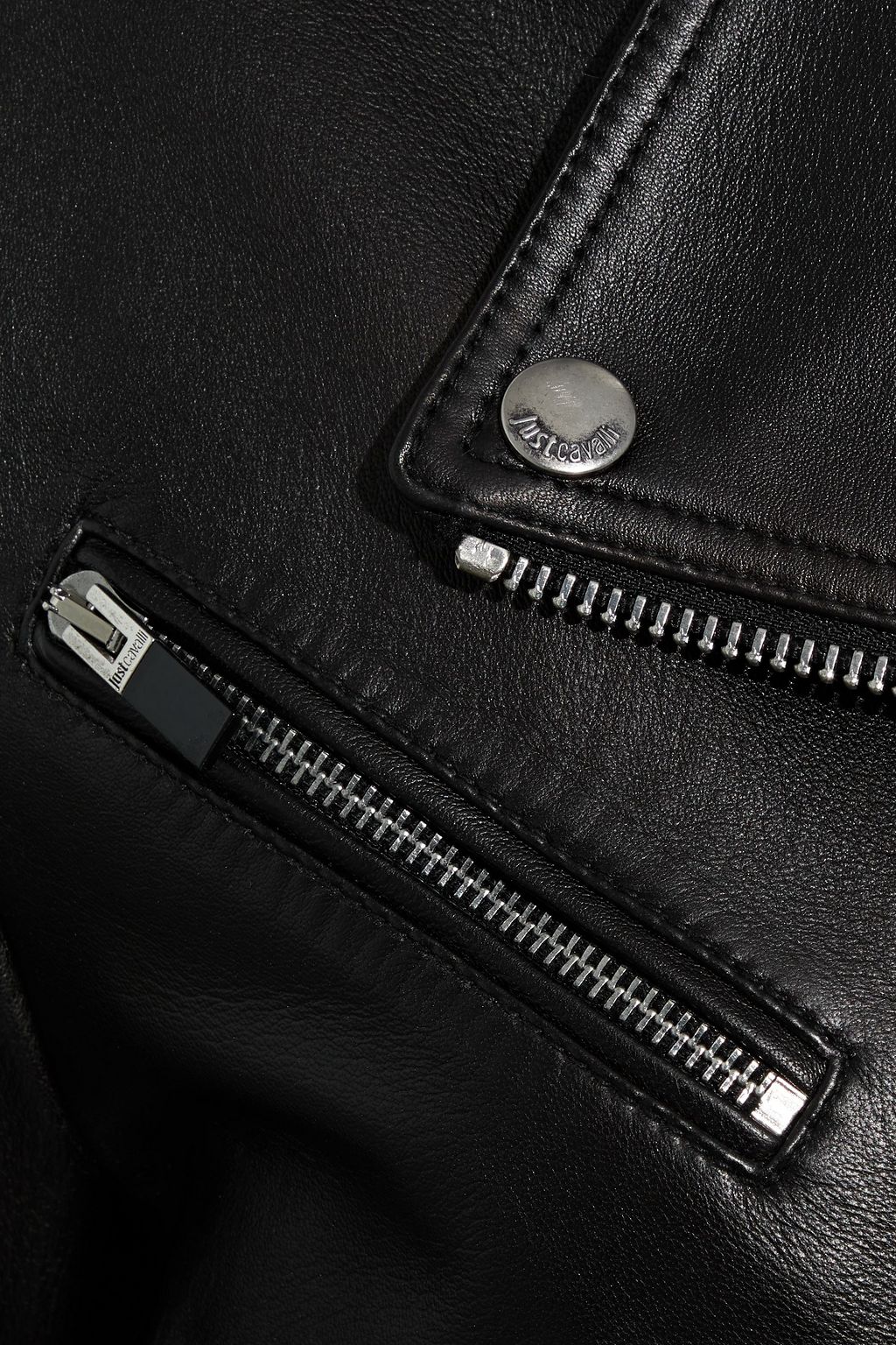 JUST CAVALLI Leather biker jacket