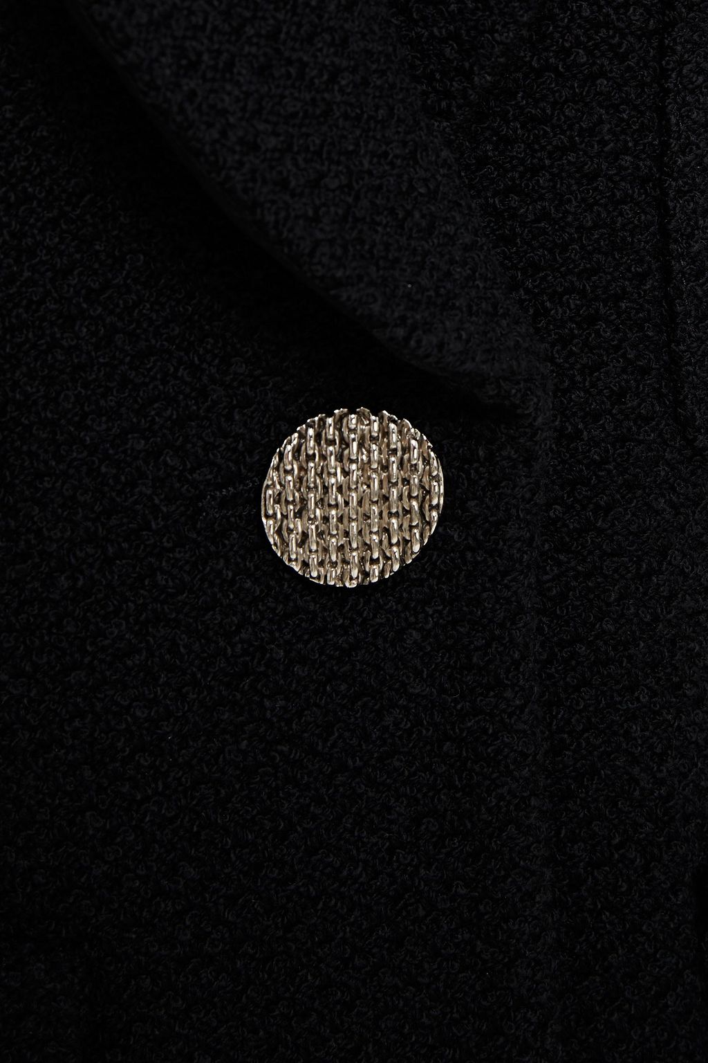 ST. JOHN Bouclé-knit wool-blend blazer