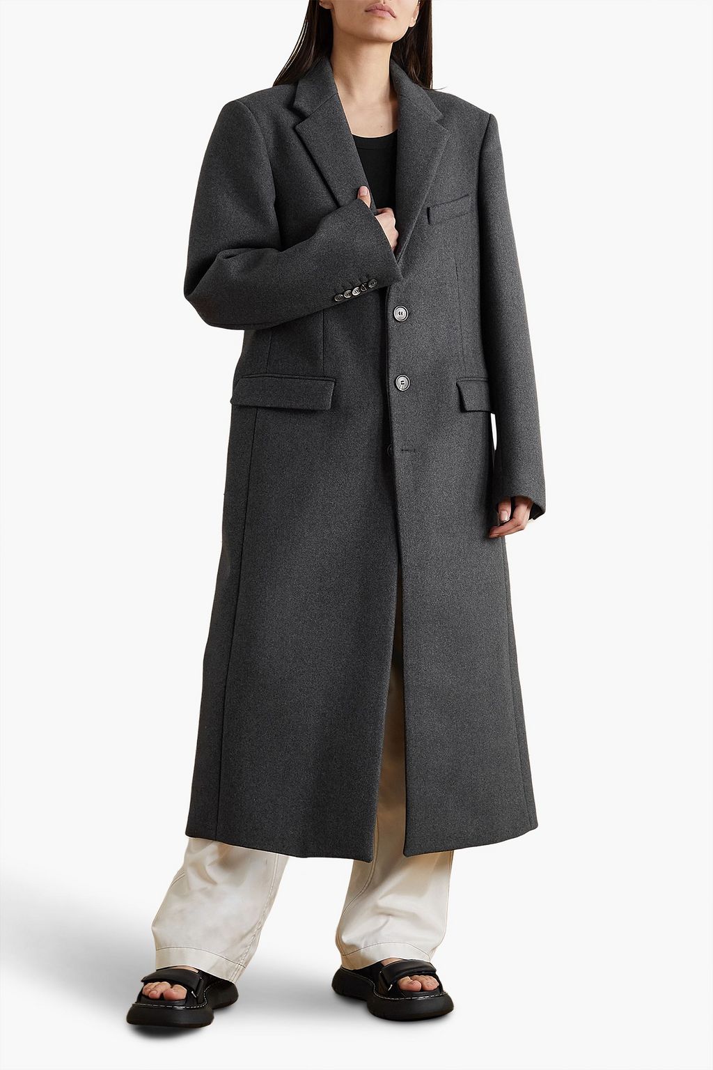 WARDROBE.NYC Wool-felt coat