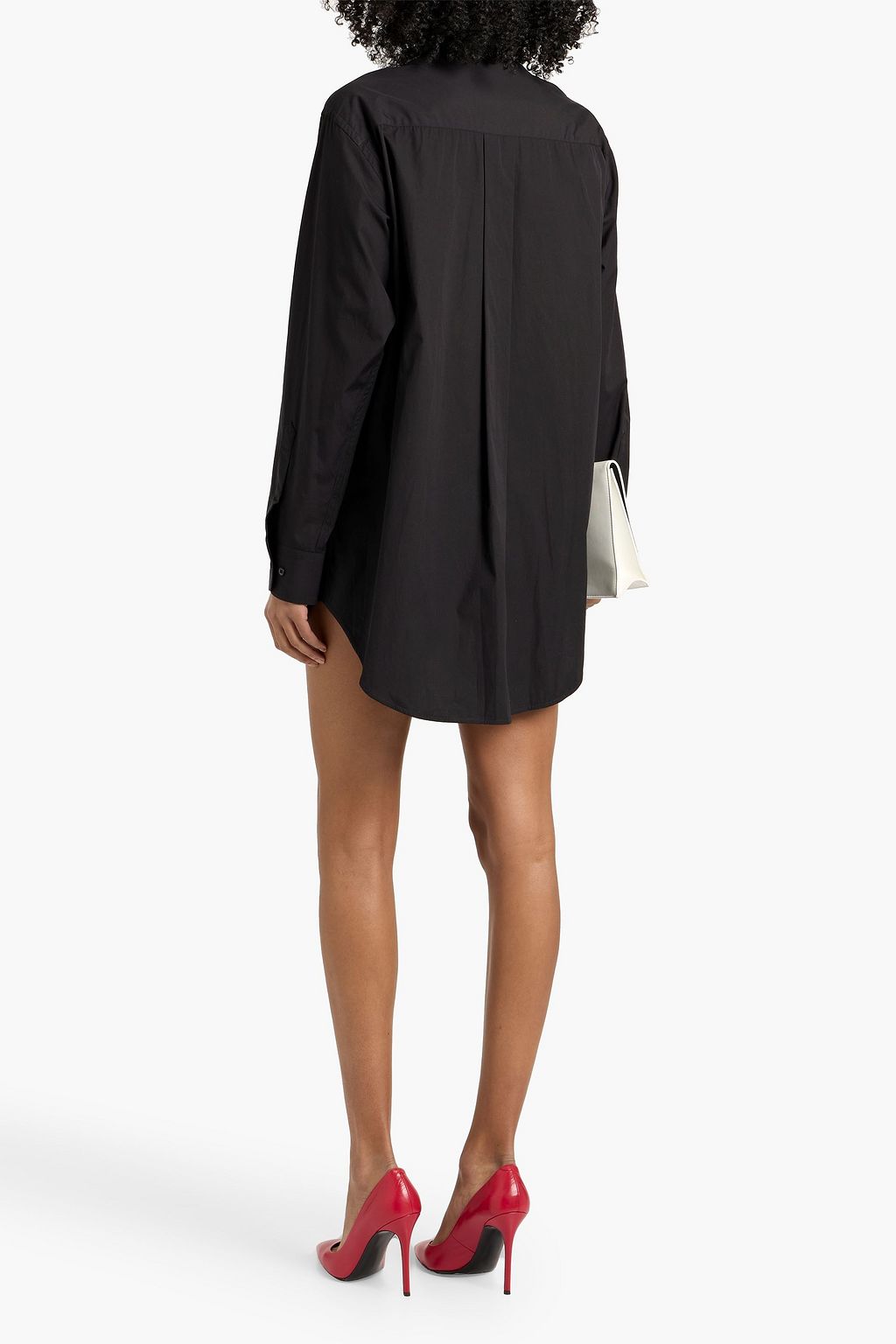 WARDROBE.NYC Cotton mini shirt dress - Women - Black Dresses - XS WARDROBE.NYC Cotton mini shirt dress - Women - Black Dresses - XS