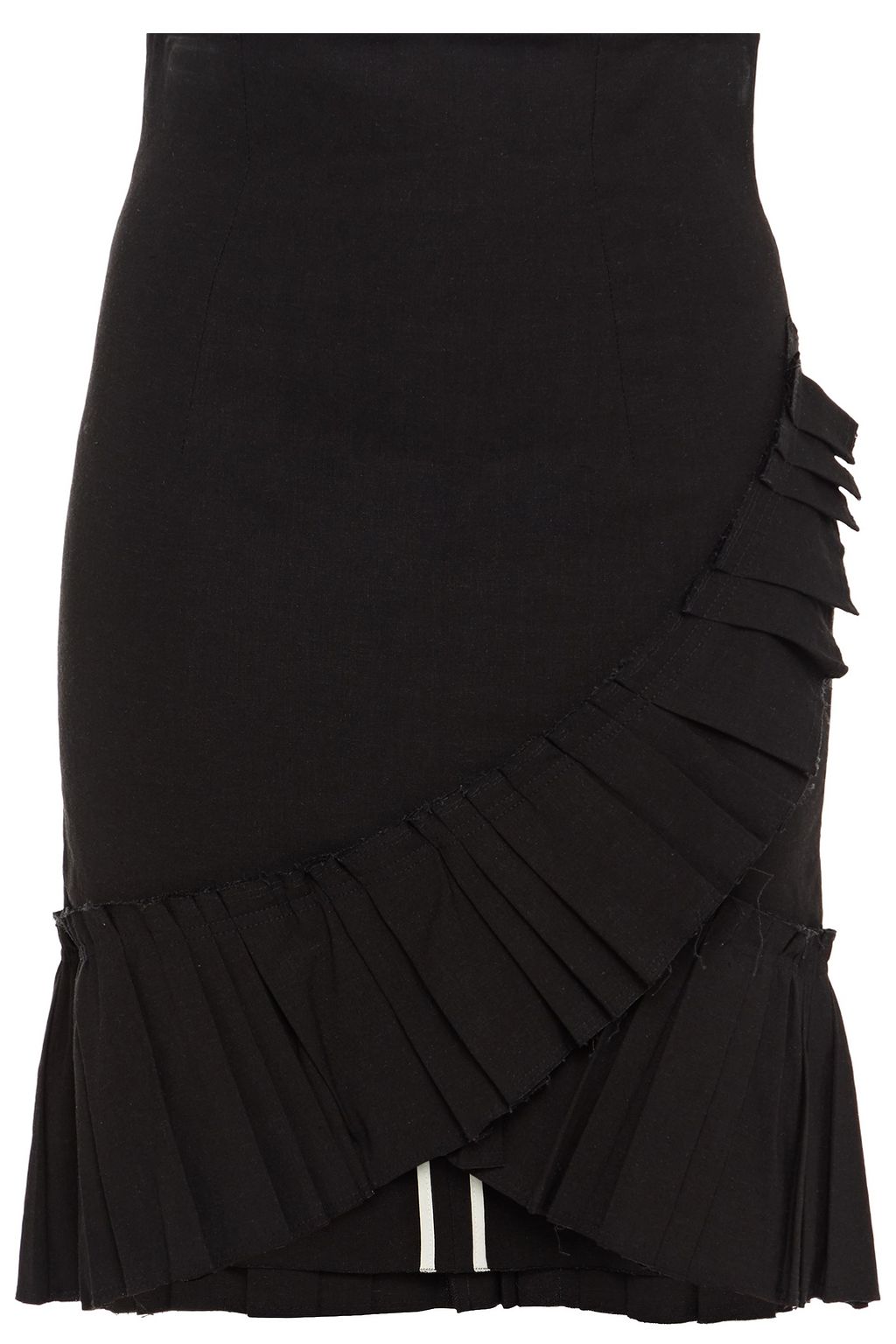 ISABEL MARANT Rebel wrap-effect pleated linen-blend mini skirt | THE OUTNET