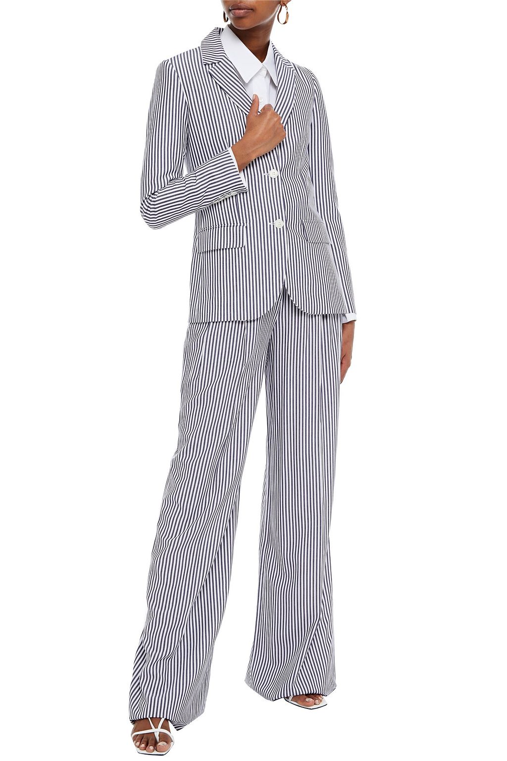 PAUL & JOE Striped woven blazer