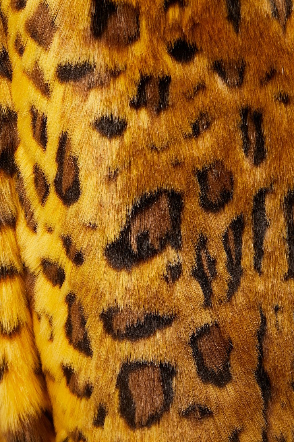 STAND STUDIO Oversized faux fur leopard-print coat