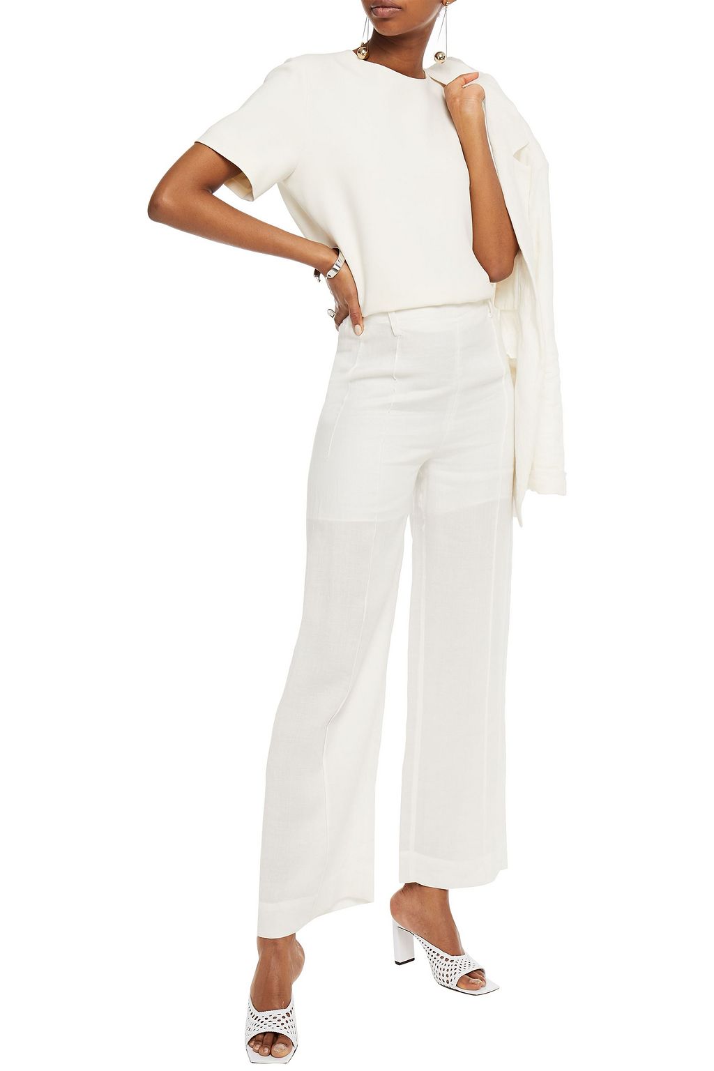 LVIR Linen wide-leg pants