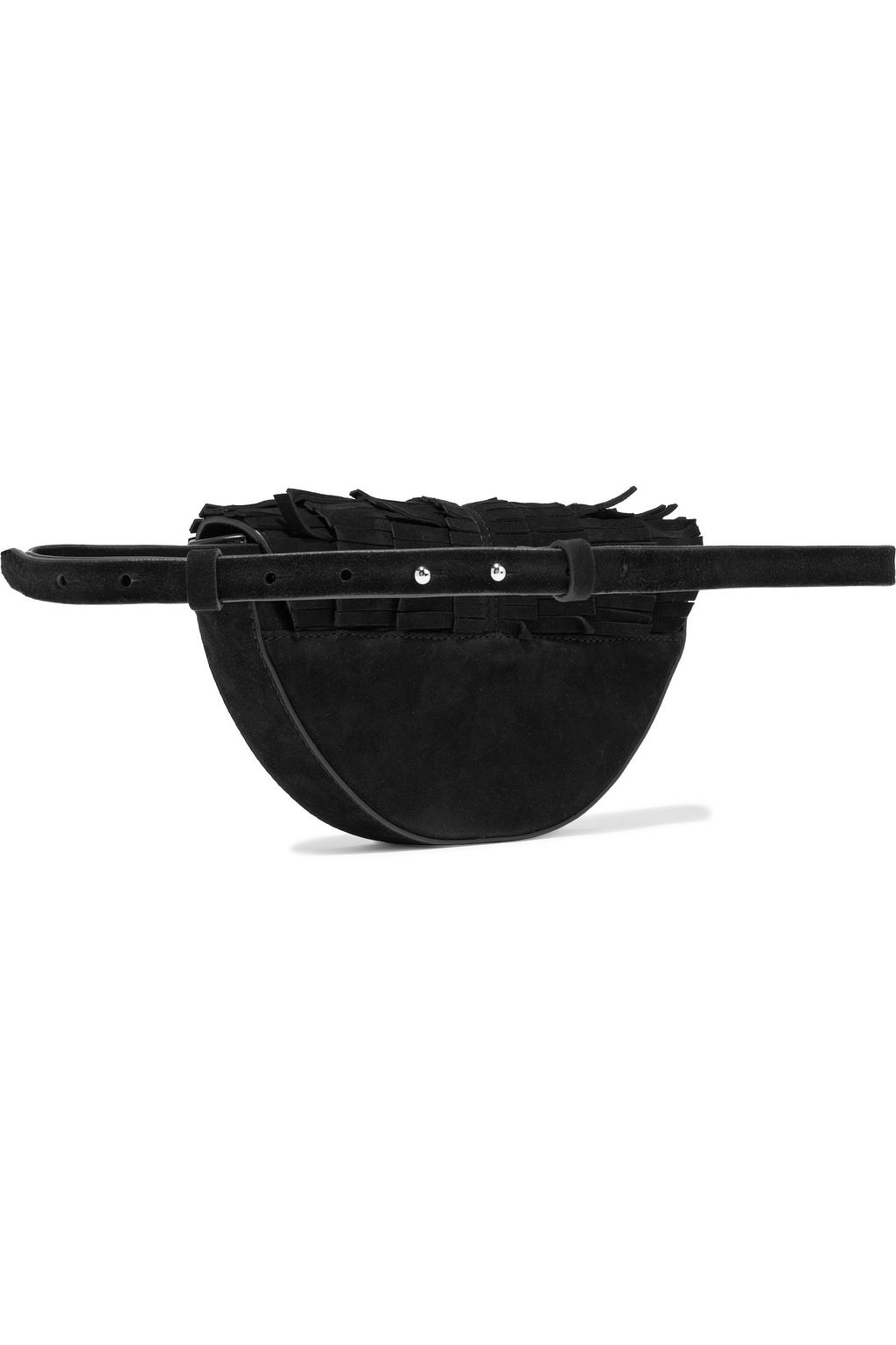 SERGIO ROSSI Fringed suede belt bag