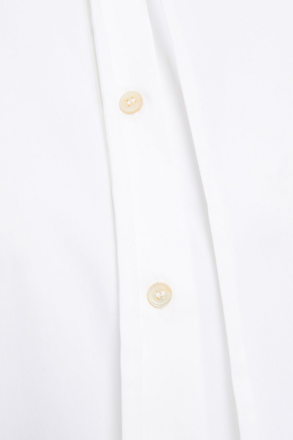 REDVALENTINO Bow-detailed cotton-blend poplin shirt