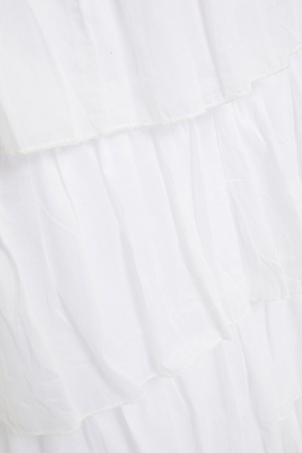 ANTIK BATIK Baila tiered cotton-voile maxi skirt