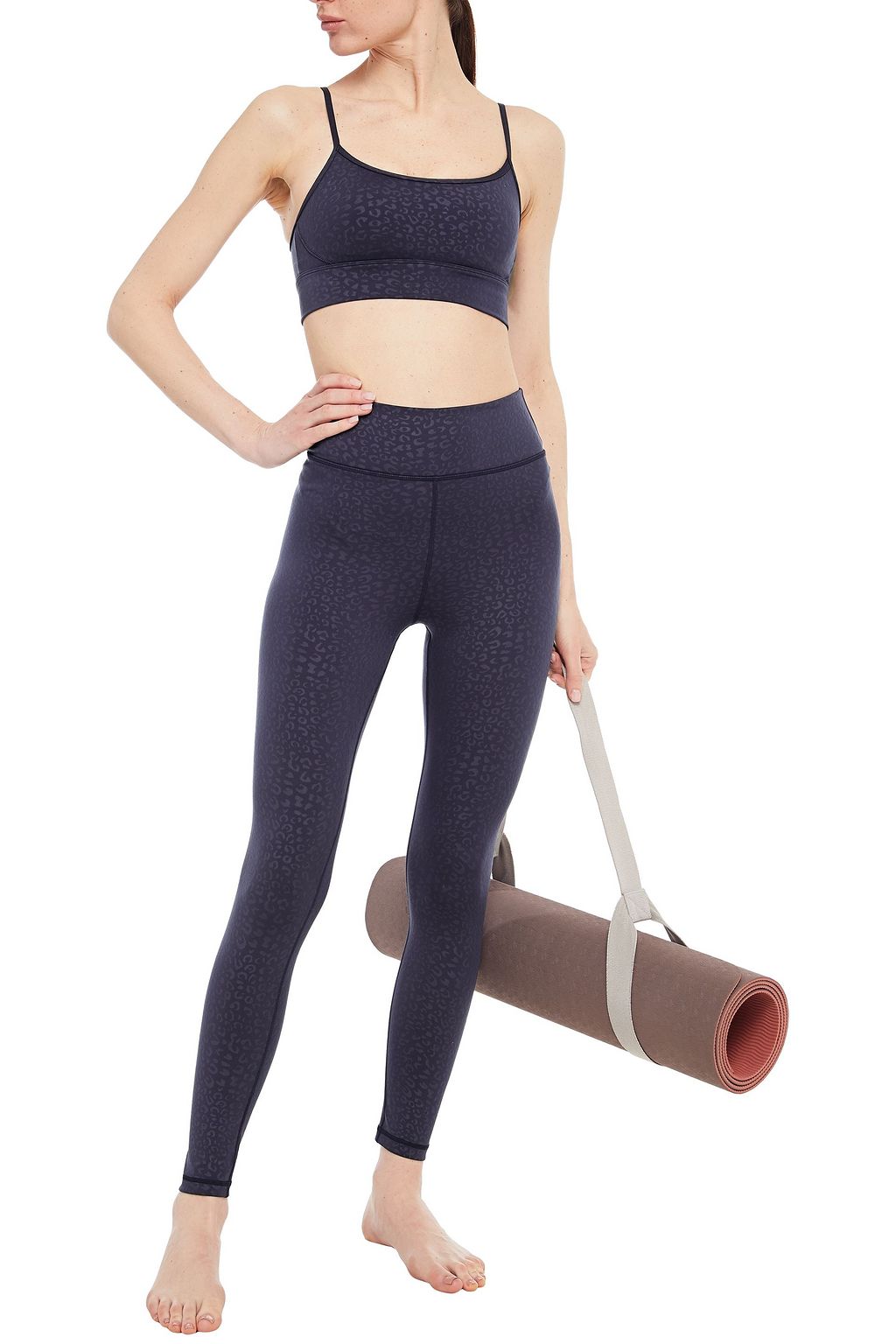 THE UPSIDE Leopard-print stretch leggings