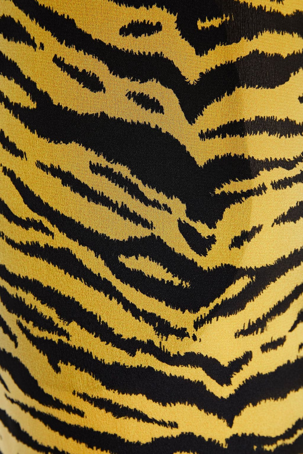 REDVALENTINO Tiger-print silk crepe de chine tapered pants