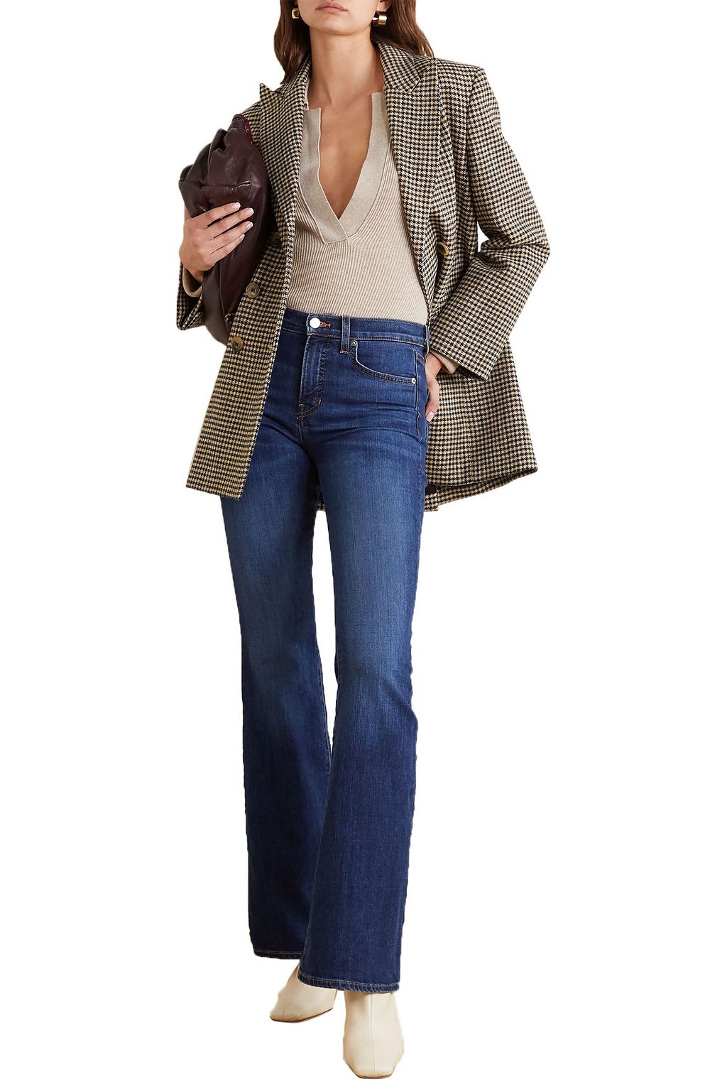 VERONICA BEARD Beverly high-rise flared jeans