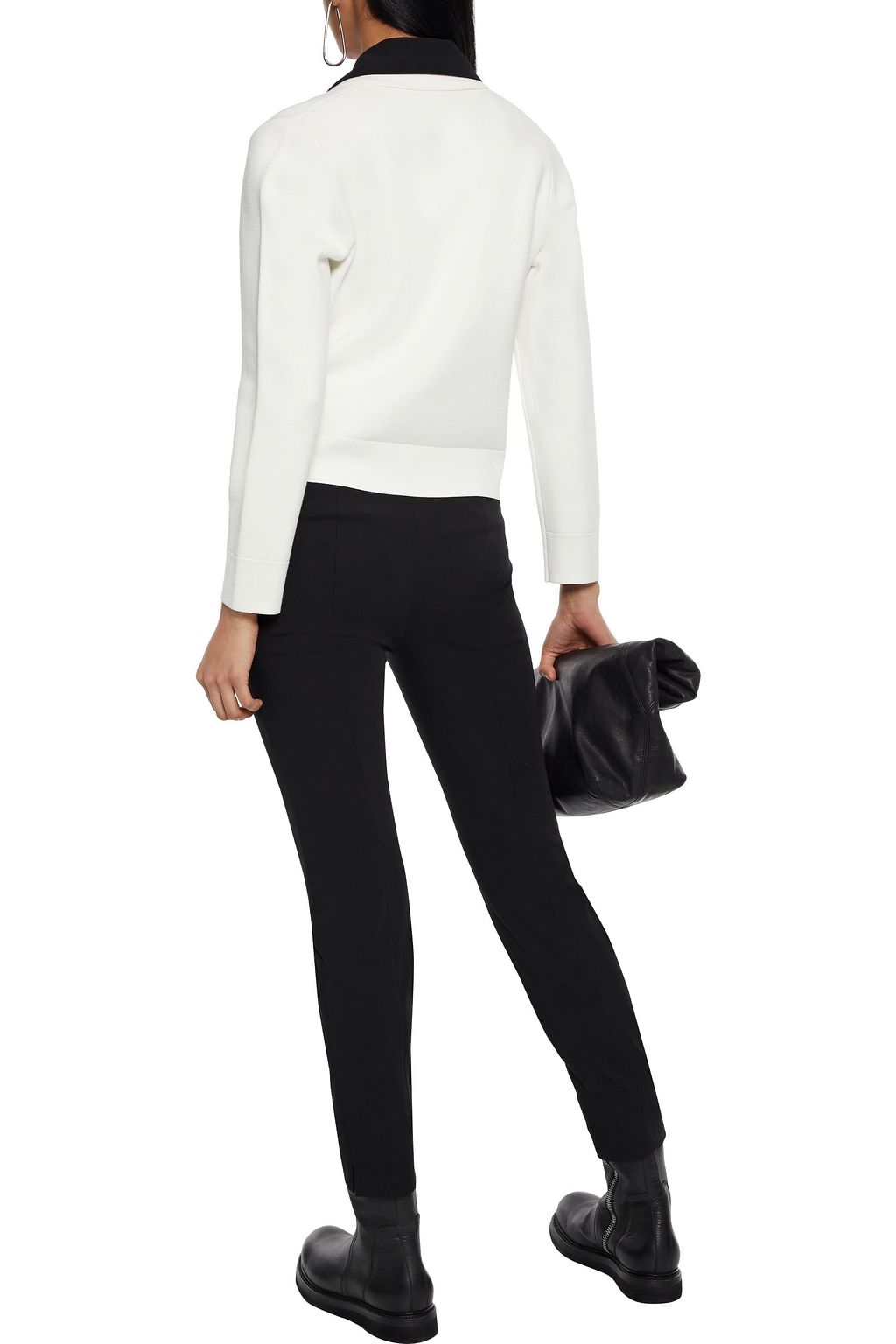 THEORY Stretch-cotton twill skinny pants