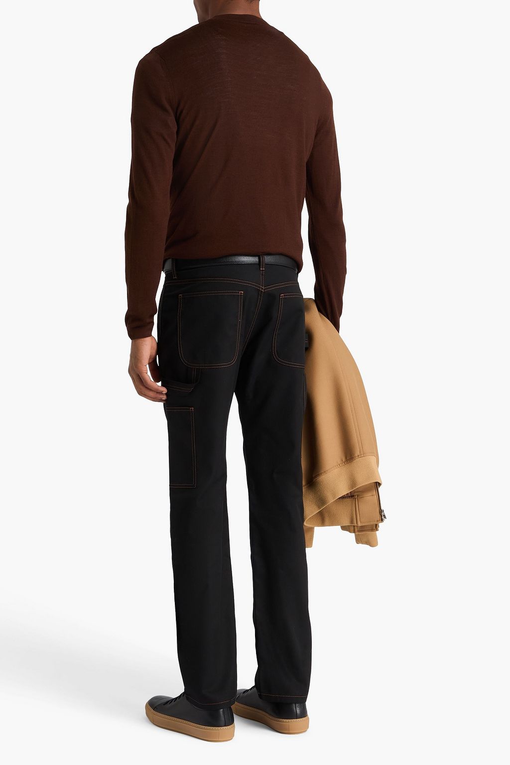 TOD'S Cotton-blend twill pants