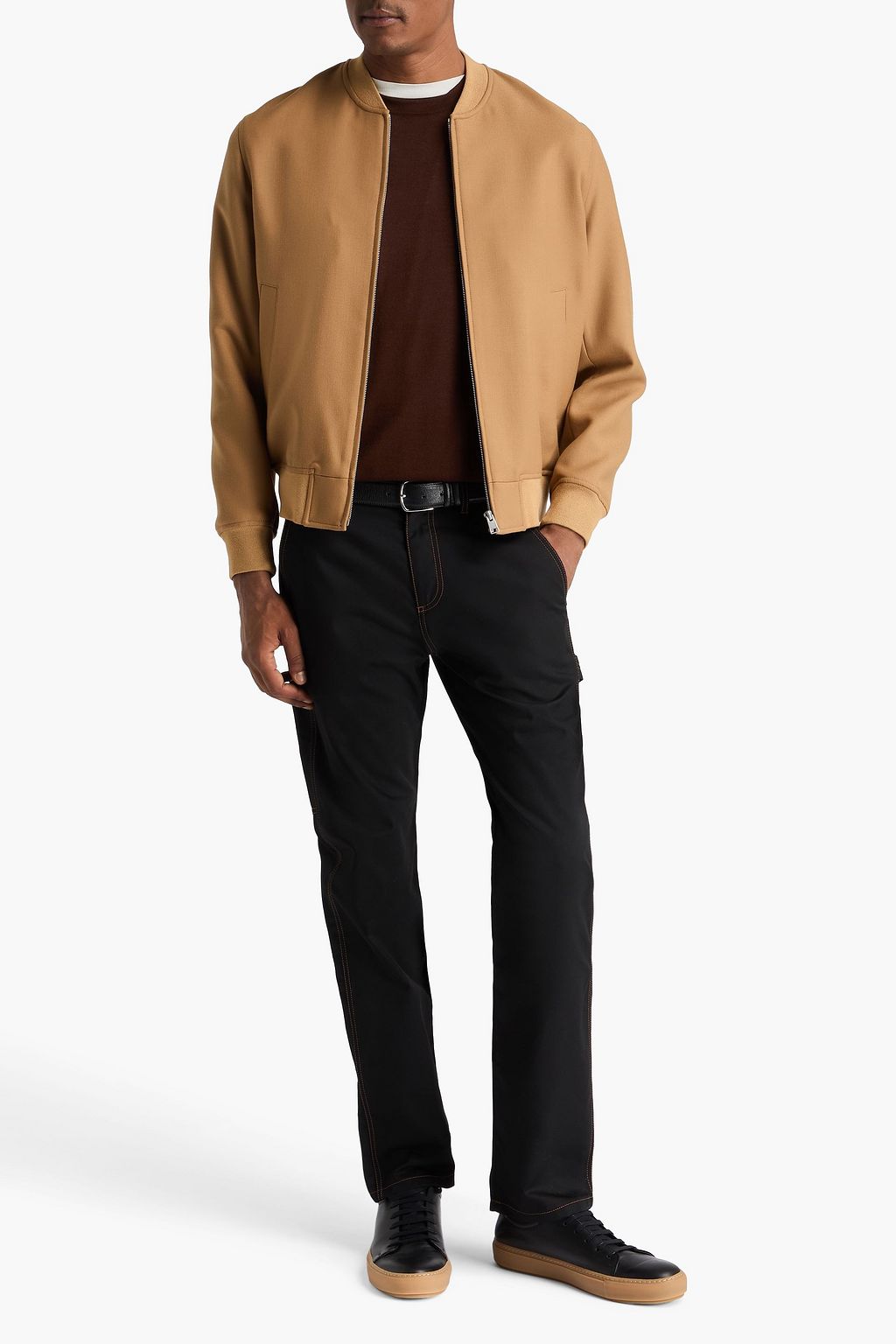 TOD'S Cotton-blend twill pants