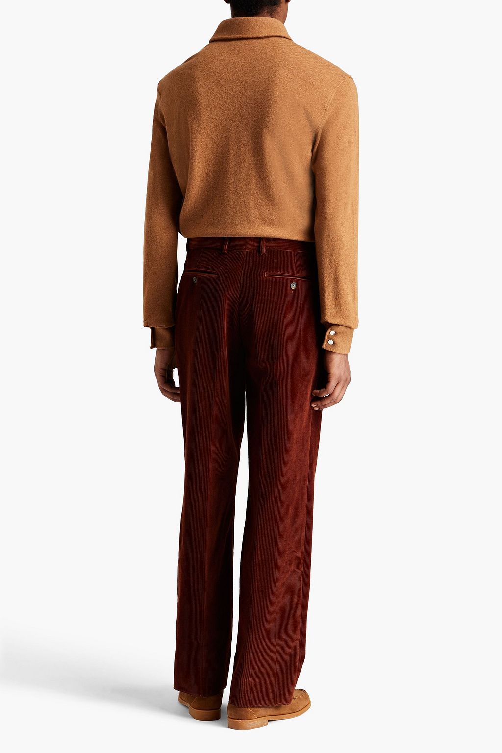 TOD'S Wool-blend polo sweater