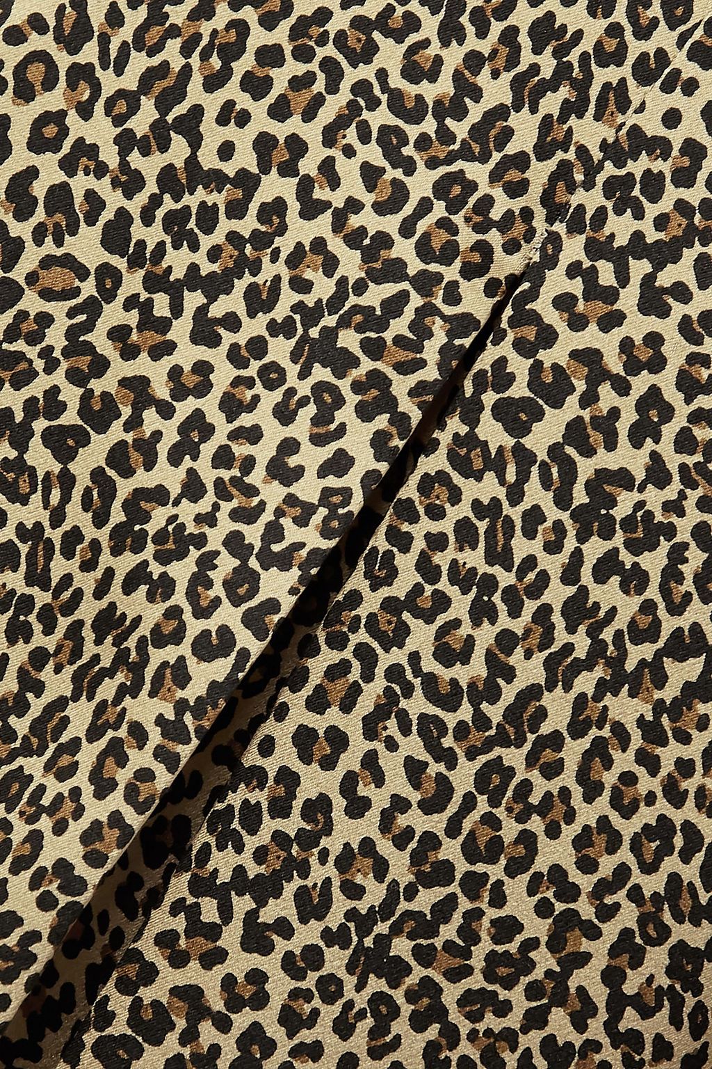 NILI LOTAN Ibiza pleated leopard-print silk crepe de chine pants