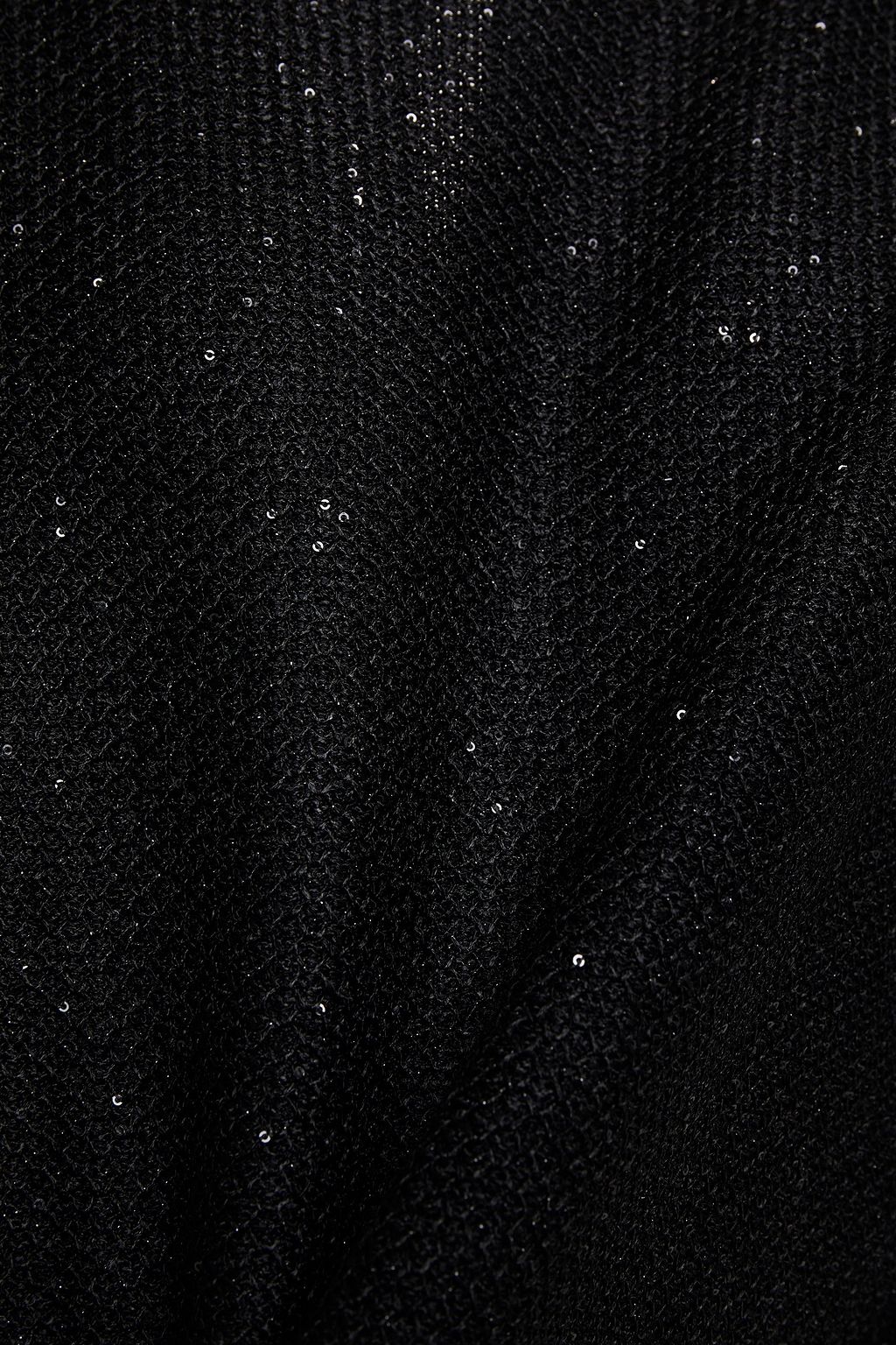 ST. JOHN Embellished knitted top