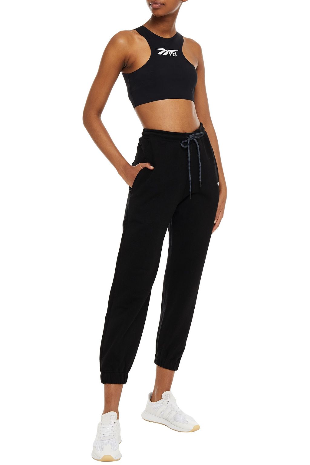 REEBOK X VICTORIA BECKHAM French cotton-terry track pants