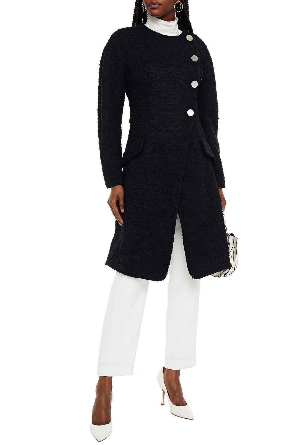 PROENZA SCHOULER Mantel aus Bouclé-Tweed