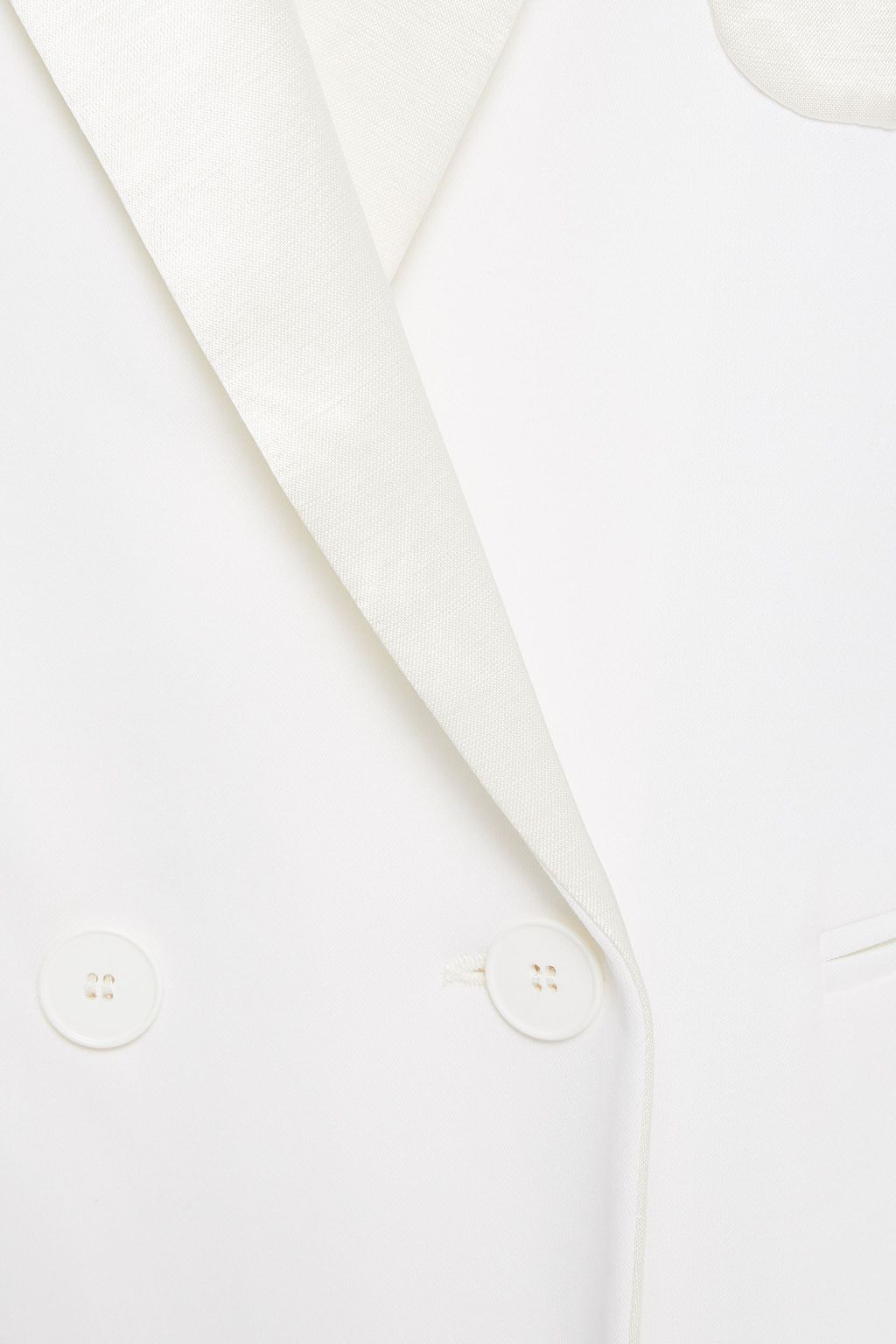 SANDRO Satin-trimmed stretch-twill blazer