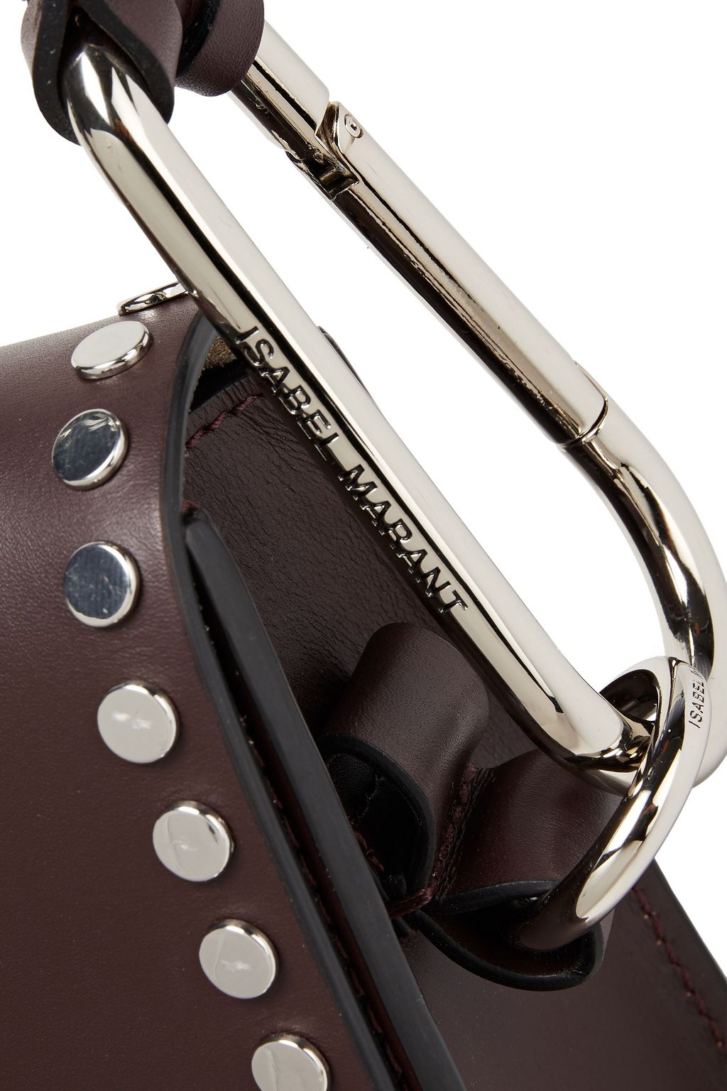 ISABEL MARANT Studded leather shoulder bag