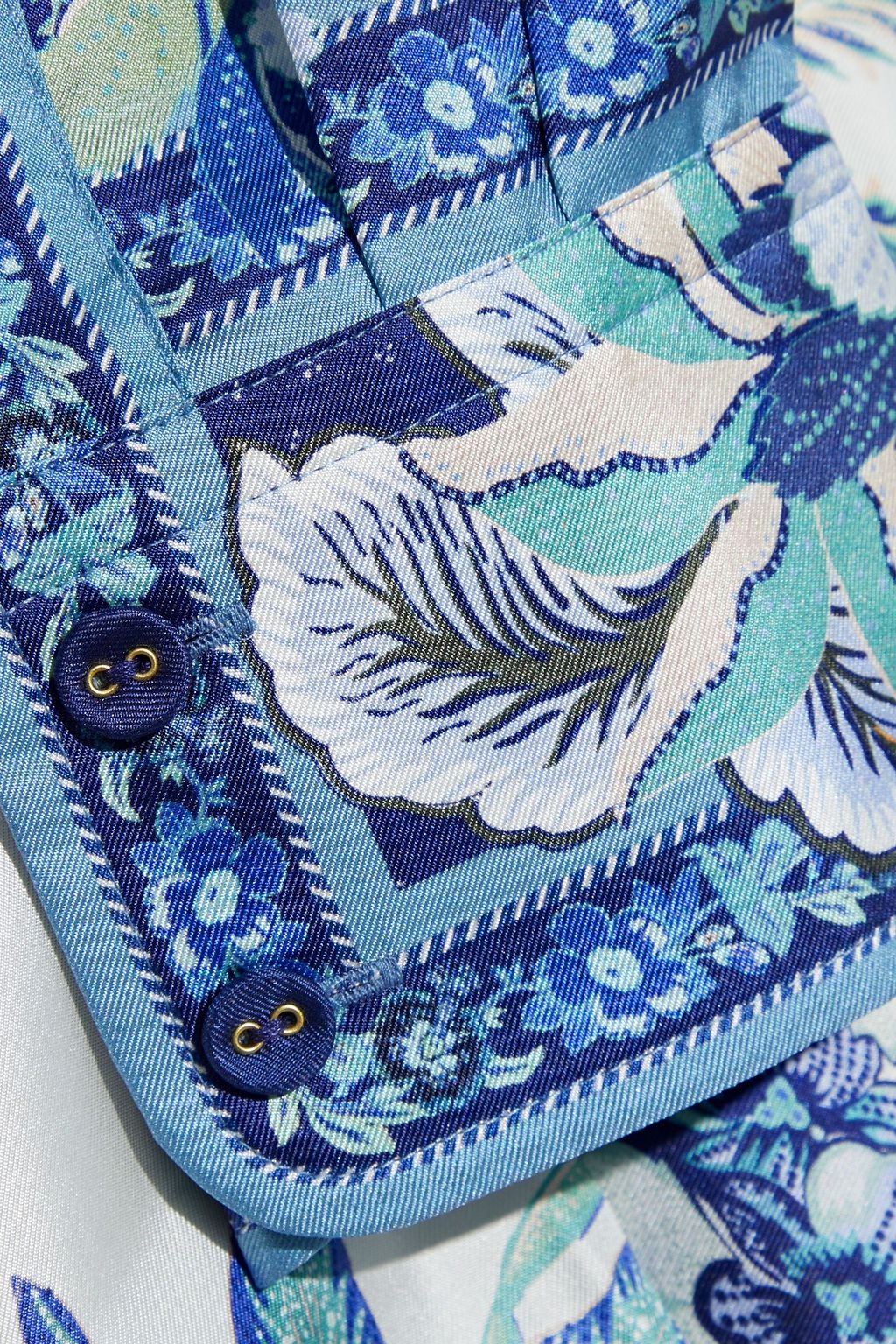 ZIMMERMANN Glassy Placement printed silk-twill shirt