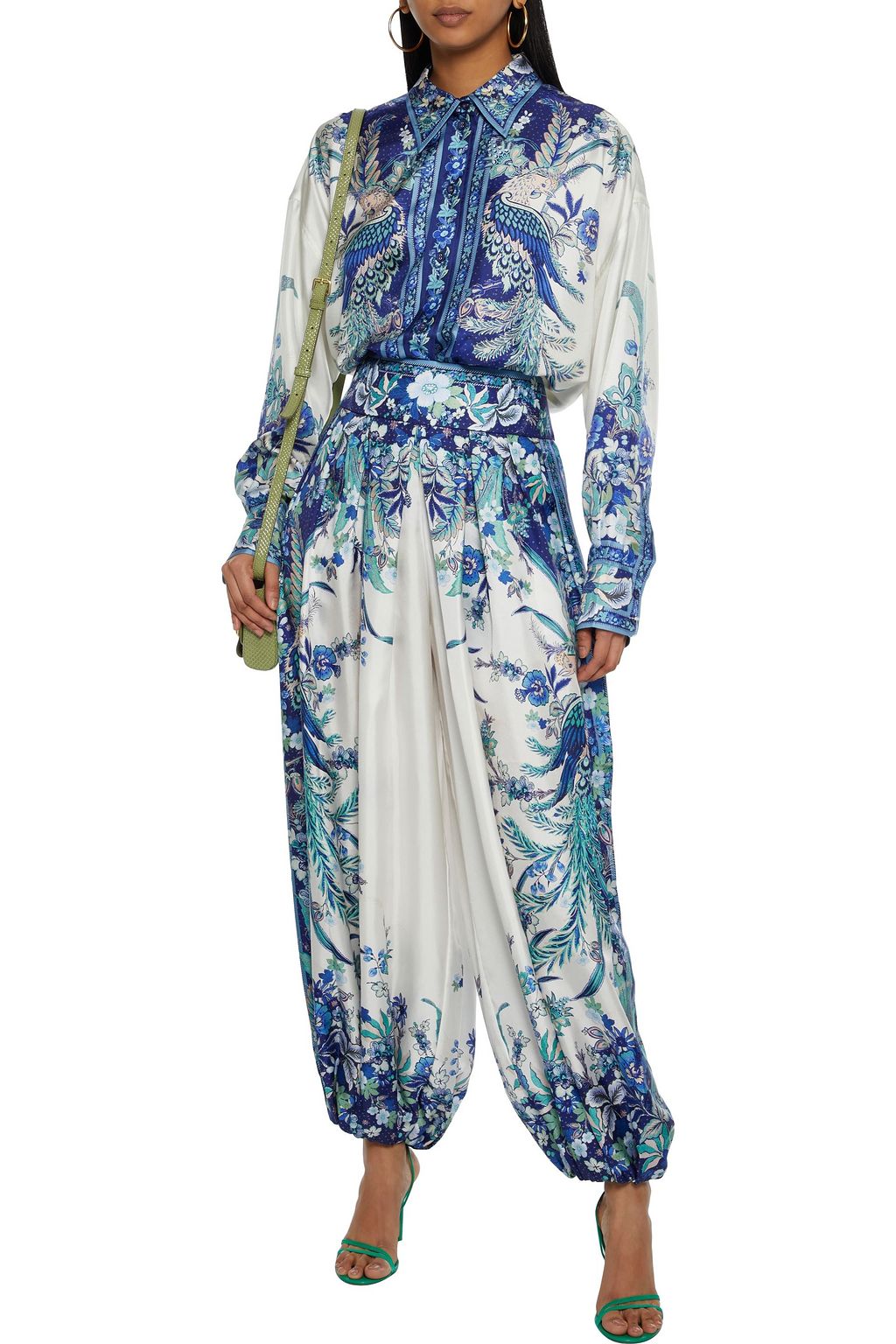 ZIMMERMANN Glassy Placement printed silk-twill shirt