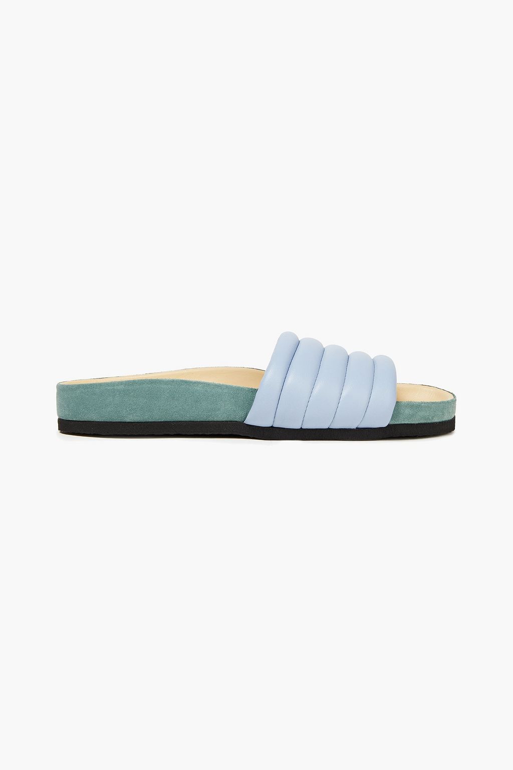 Light blue Hellea leather slides | Sale up to 70% off | THE OUTNET | ISABEL MARANT | THE OUTNET