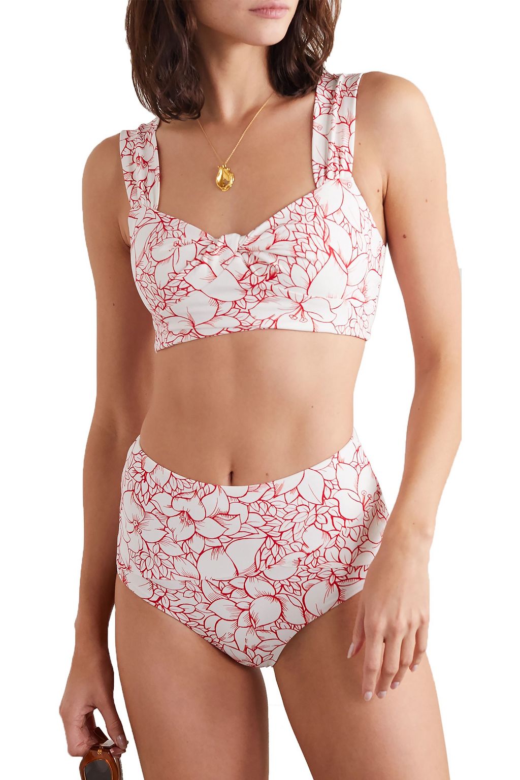 MARYSIA Lehi floral-print bikini briefs