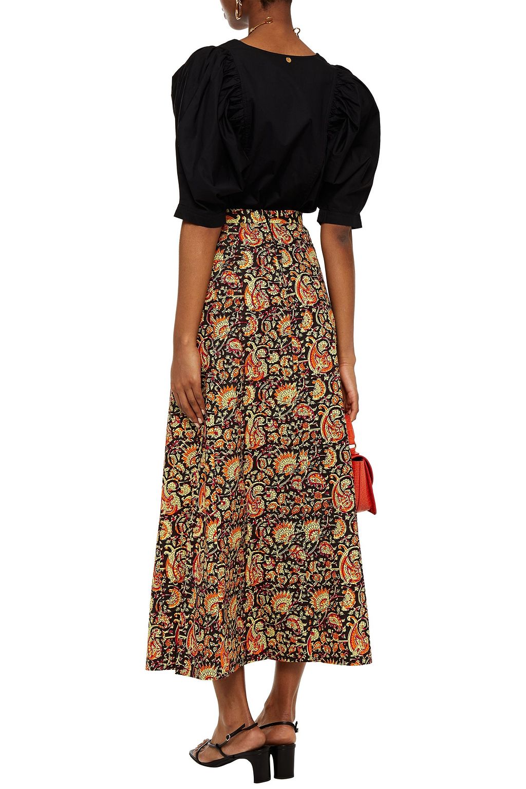 ANTIK BATIK Cherie printed cotton maxi skirt