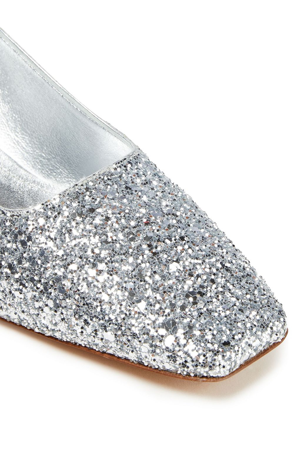 MAISON MARGIELA グリッター加工レザー パンプス