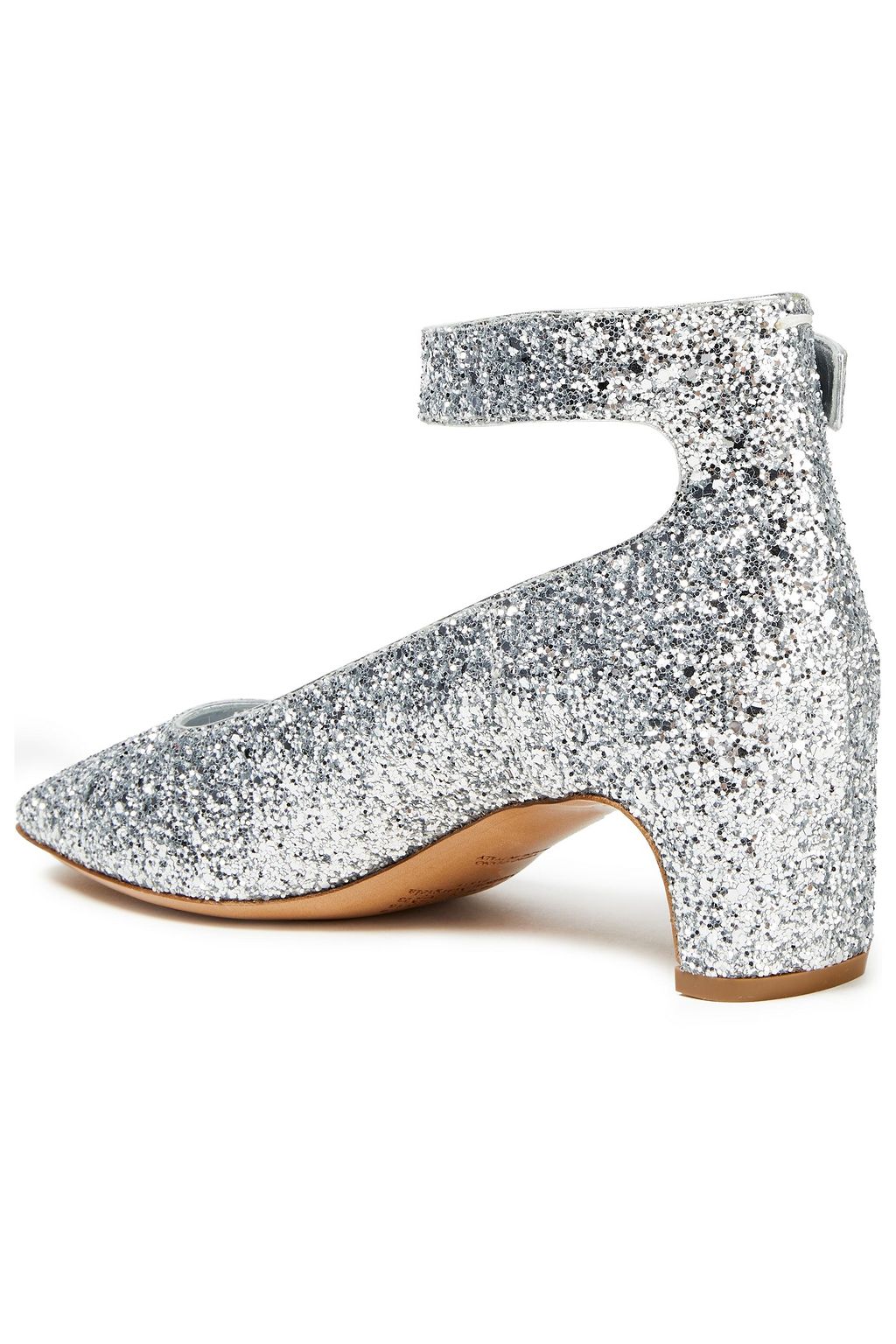 MAISON MARGIELA グリッター加工レザー パンプス