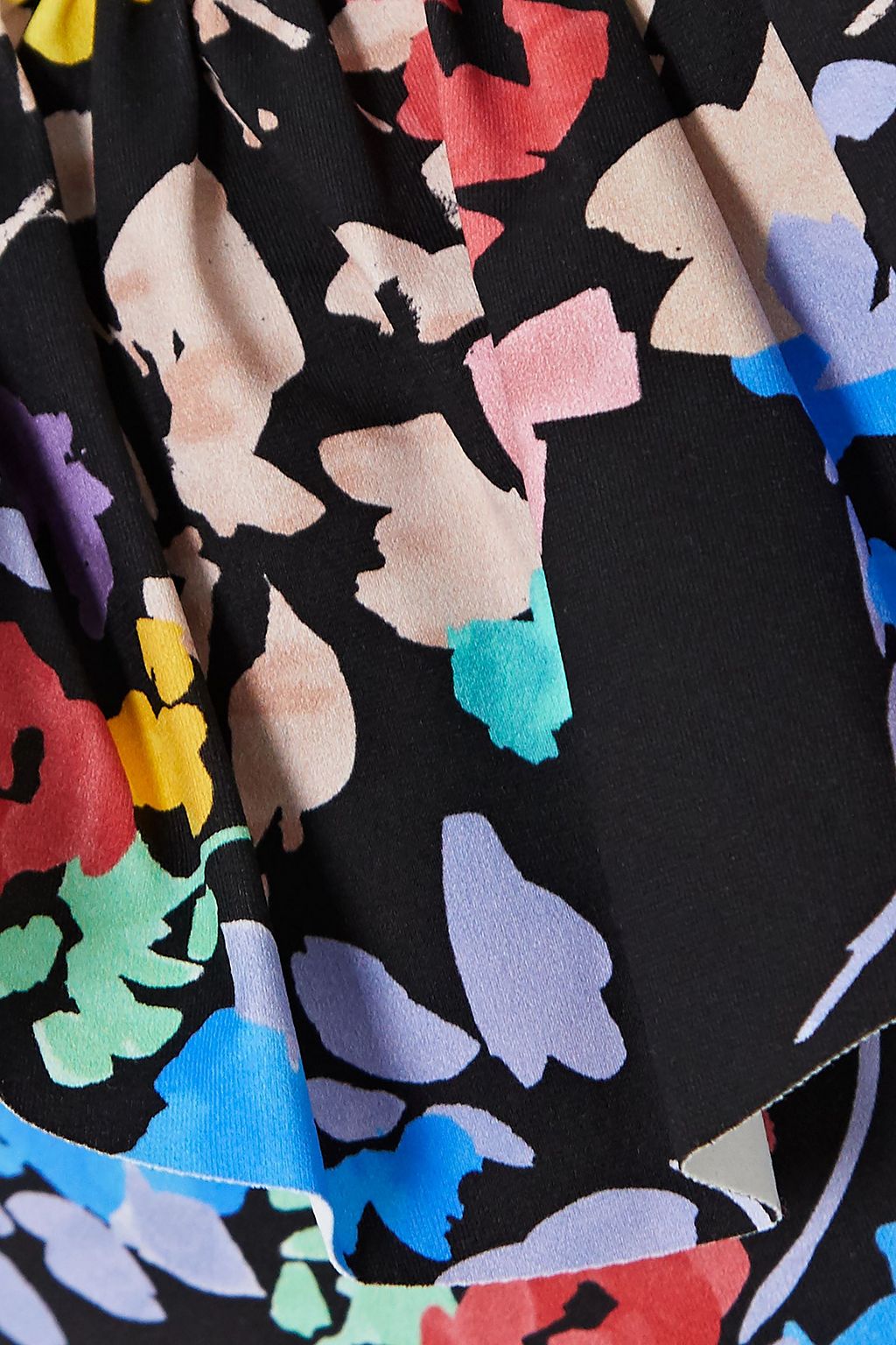 CAROLINE CONSTAS Ari ruffled floral-print swimsuit