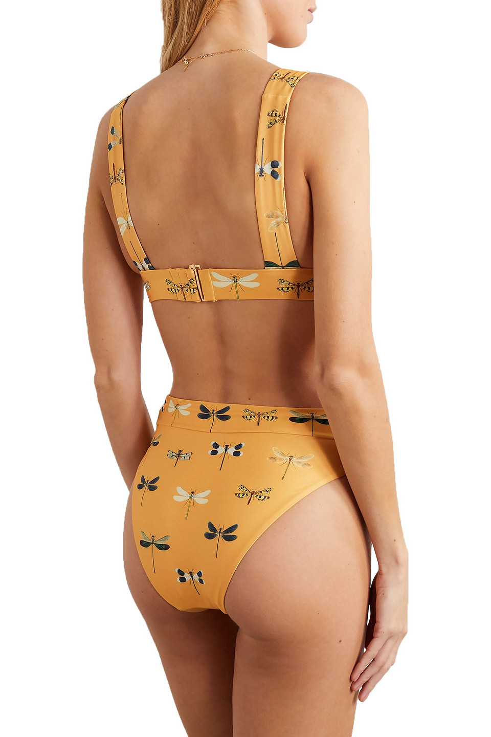 AGUA BY AGUA BENDITA LAURIE PRINTED TRIANGLE BIKINI TOP 