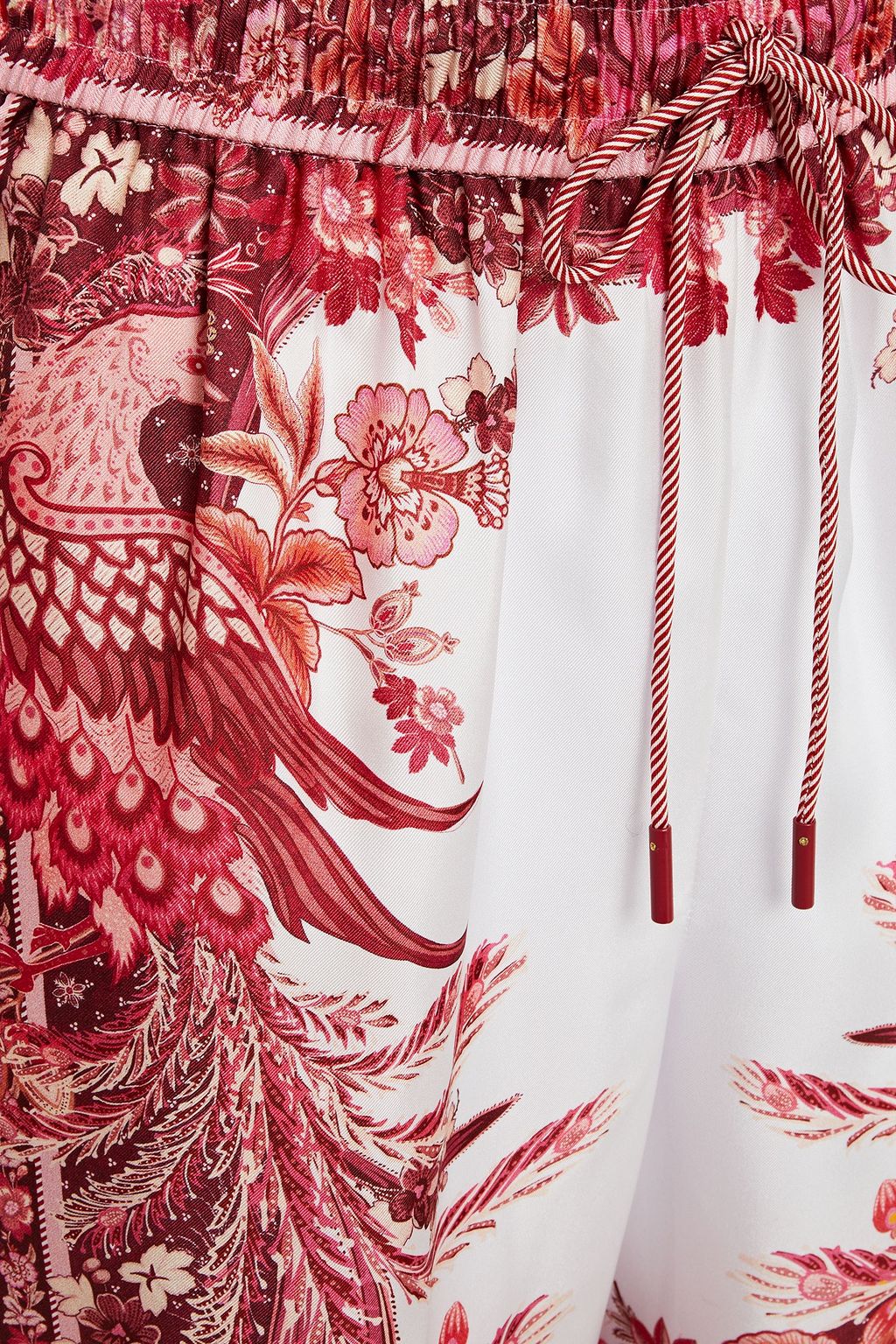 ZIMMERMANN Wavelength Placement printed silk-twill shorts