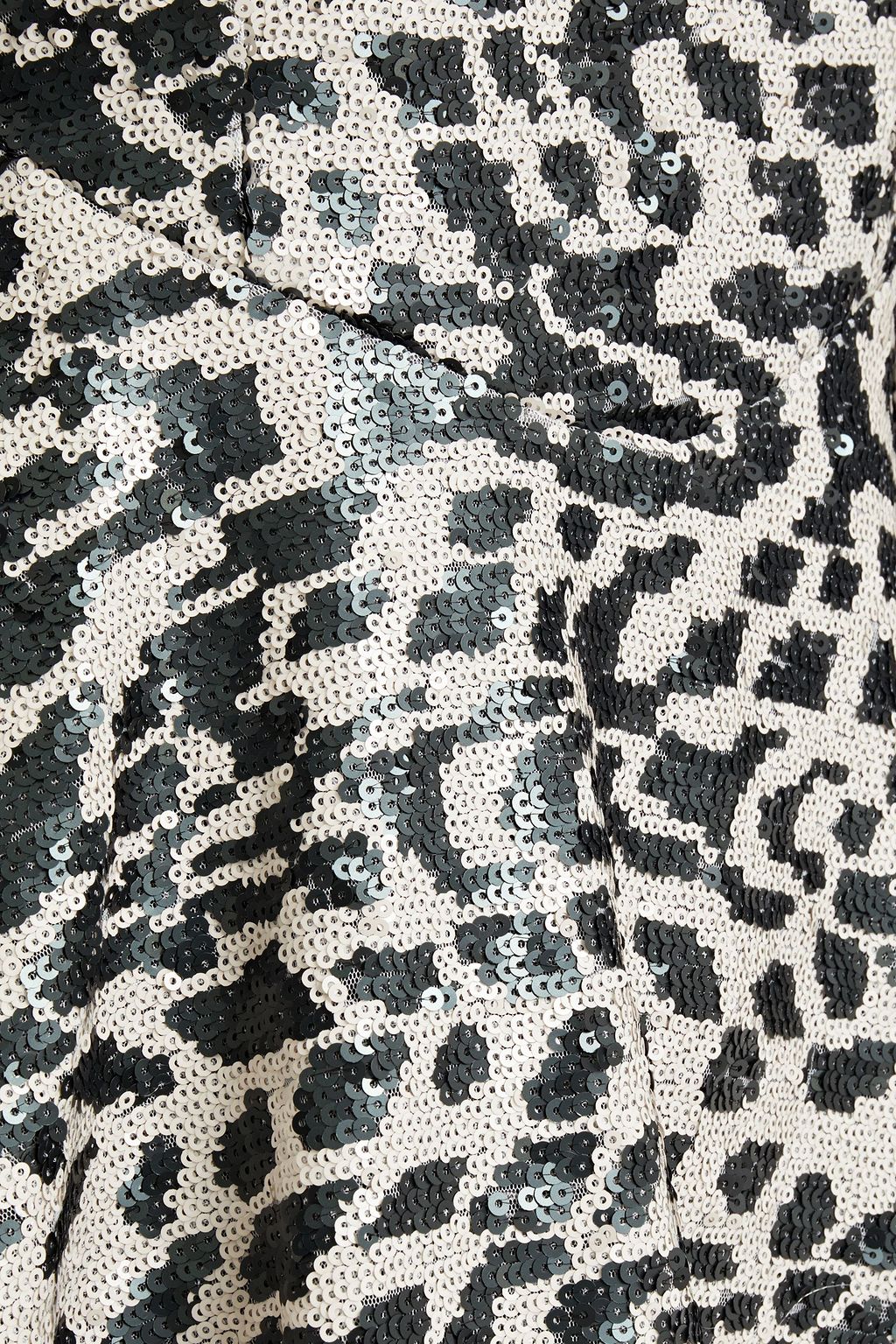 ROTATE BIRGER CHRISTENSEN Alison gathered sequined mesh mini dress