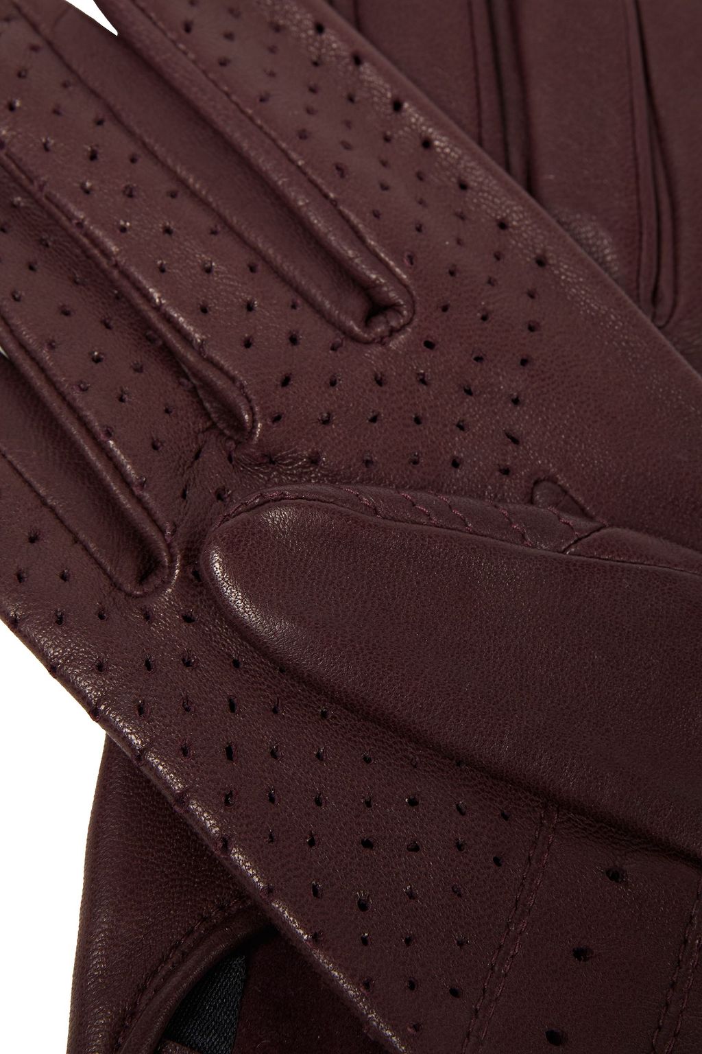 ISABEL MARANT Roady perforated leather gloves