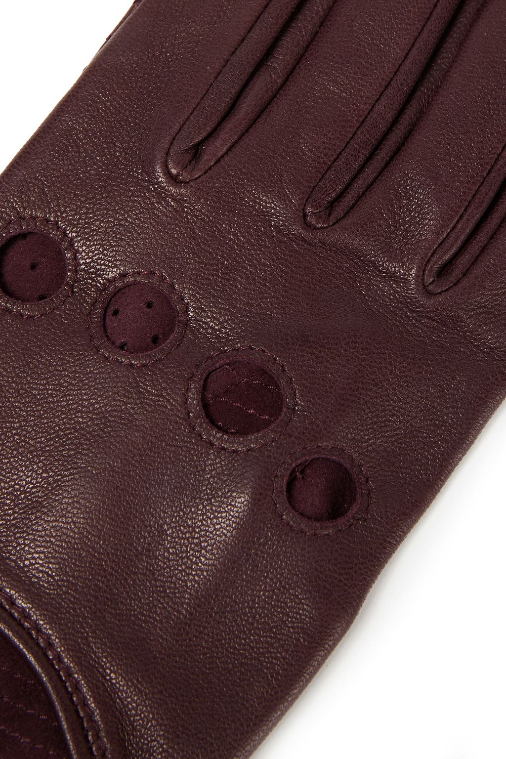 ISABEL MARANT Roady perforated leather gloves